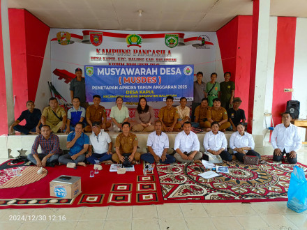 Musyawarah Desa (MUSDES) Penetapan APBDES Tahun Anggaran 2025