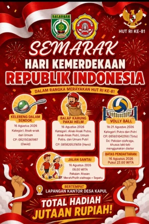 SEMARAK HARI KEMERDEKAAN REPUBLIK INDONESIA 