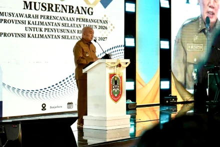 Gubernur H. Muhidin Paparkan Arah Pembangunan Kalsel dalam Musrenbang 2026, Konektivitas dan Investasi Jadi Prioritas