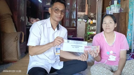 PENYERAHAN SANTUNAN KEMATIAN