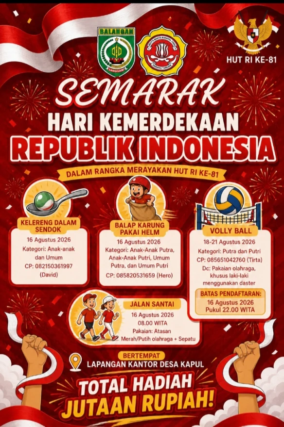 SEMARAK HARI KEMERDEKAAN REPUBLIK INDONESIA 