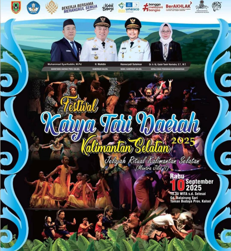 Festival Karya Tari Daerah Kalimantan Selatan 2025